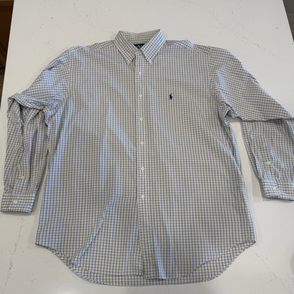 Polo Ralph Lauren Men’s Blake 100% Cotton Button Down Shirt Large